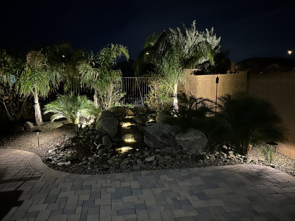 landscape lighting in festival