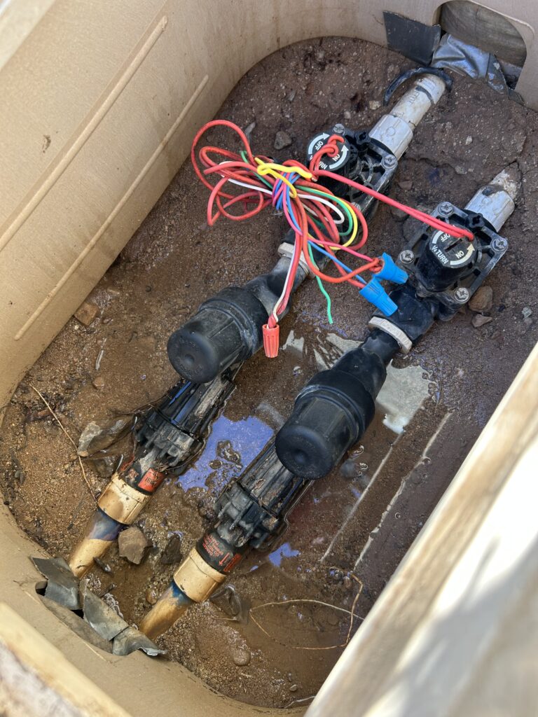 leaking irrigation valves